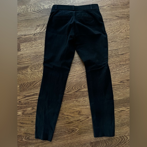 BANANA REPUBLIC Sloan Fit Black Pants Stretch Flat Front Zip Fly Classic 0‎ - Picture 3 of 6
